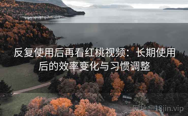 反复使用后再看红桃视频：长期使用后的效率变化与习惯调整