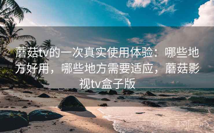 蘑菇tv的一次真实使用体验:哪些地方好用,哪些地方需要适应,蘑菇影视tv盒子版
