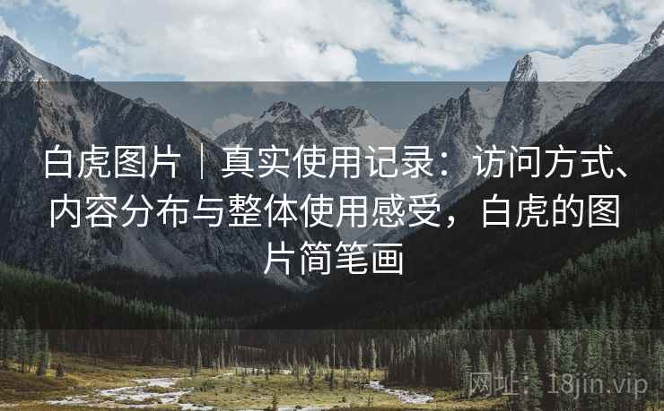 白虎图片|真实使用记录:访问方式、内容分布与整体使用感受,白虎的图片简笔画